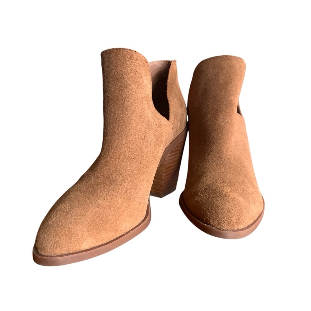 Steve Madden Aker Women's Brown Suede Ankle Boots Booties Women's Size 9M - Picture 1 of 11